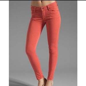 C.O.H. Thompson Mid Rise Skinny Jeans Pink